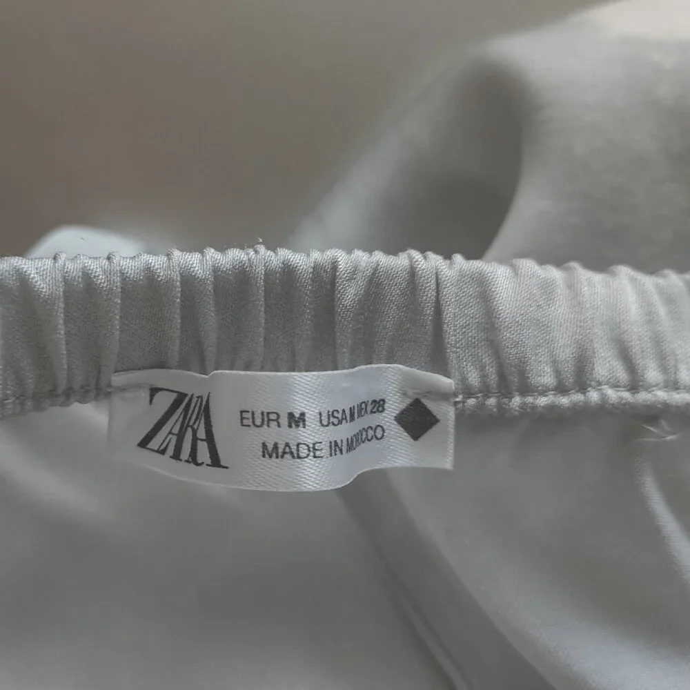 ZARA TIE DYE PRINTED PAJAMA-STYLE PANTS - MEDIUM - Picture 9 of 9